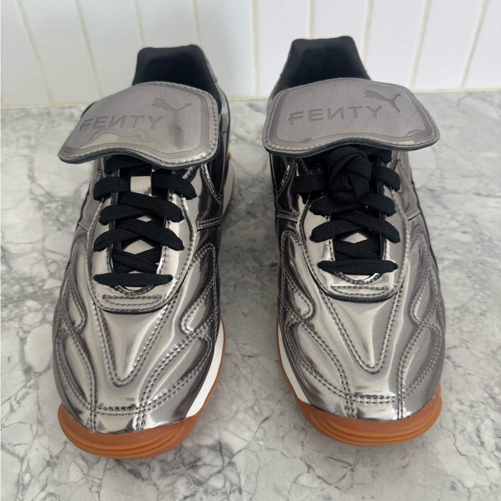 Puma Fenty Beauty Women’s Silver Sneakers - Picture 3 of 5